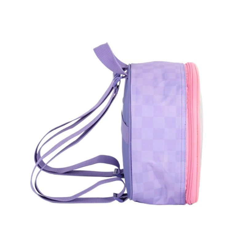 Lancheira Térmica Escolar Stitch Roxo,Rosa e Verde - Luxcel