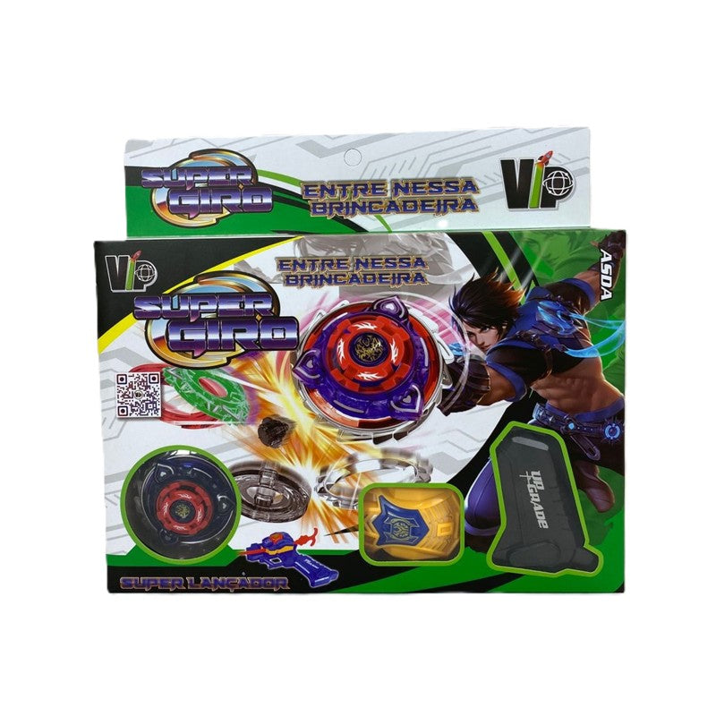 Kit Pião de Batalha com Lançador - Vip