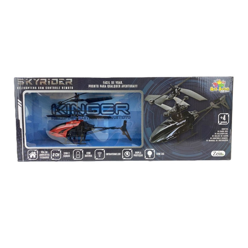Brinquedo Helicoptero C/R infrared 2 canais - Zein