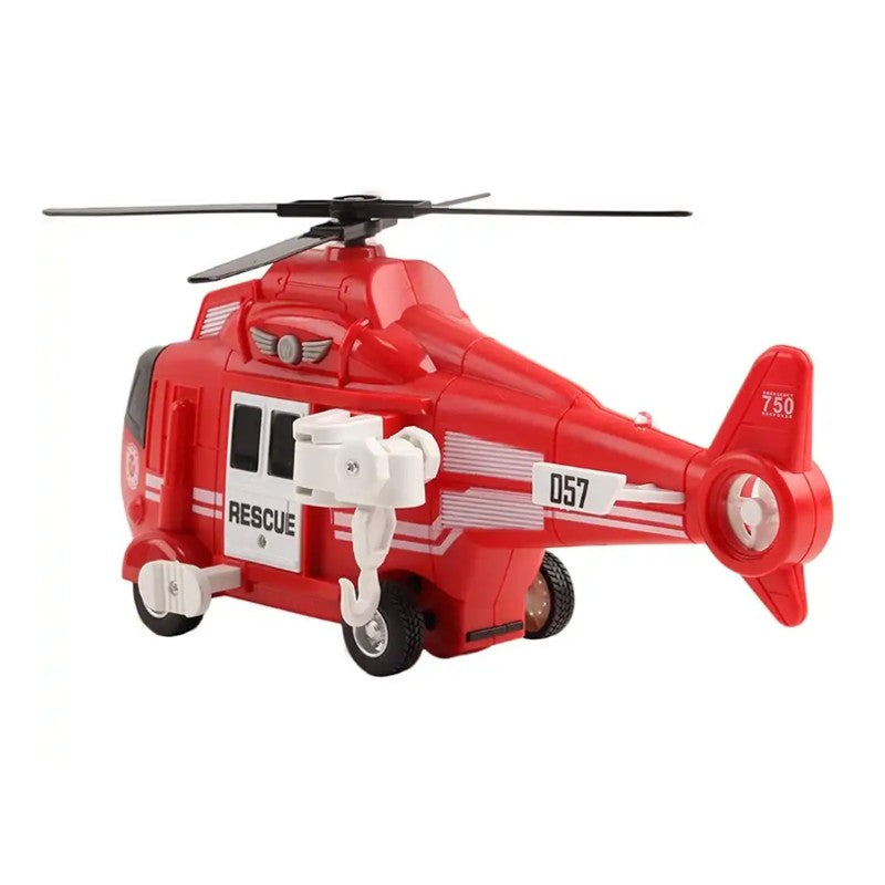 Helicóptero de Bombeiro com Fricção Som e Luz 1:16 - Brink Center