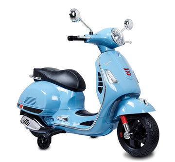 Moto Elétrica 12V Infantil Scooter Vespa Azul - Bandeirante