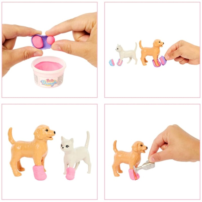 Barbie Veterinária com Animais de Estimação - Mattel