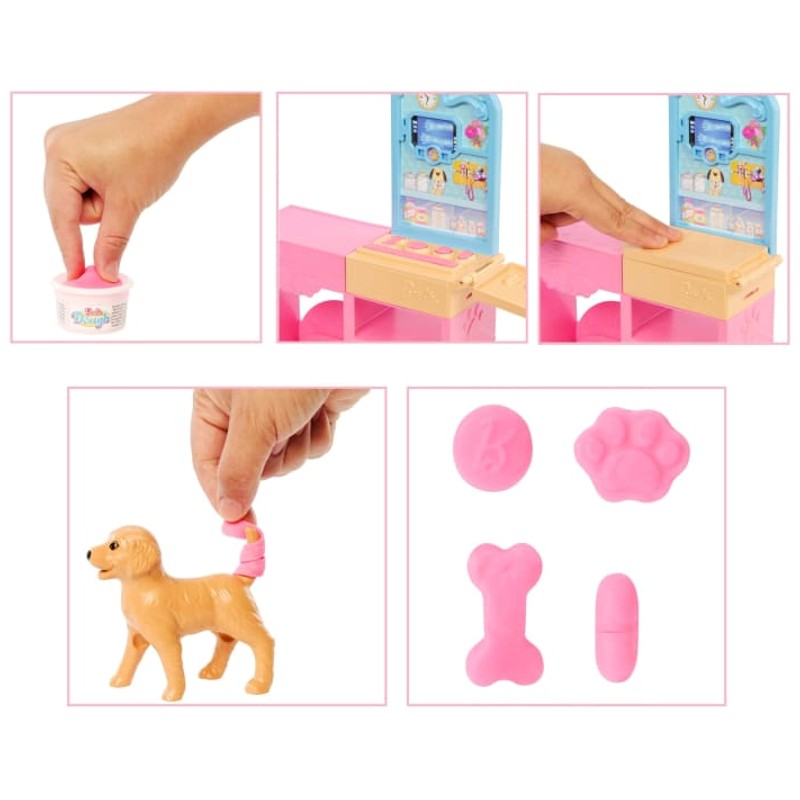 Barbie Veterinária com Animais de Estimação - Mattel