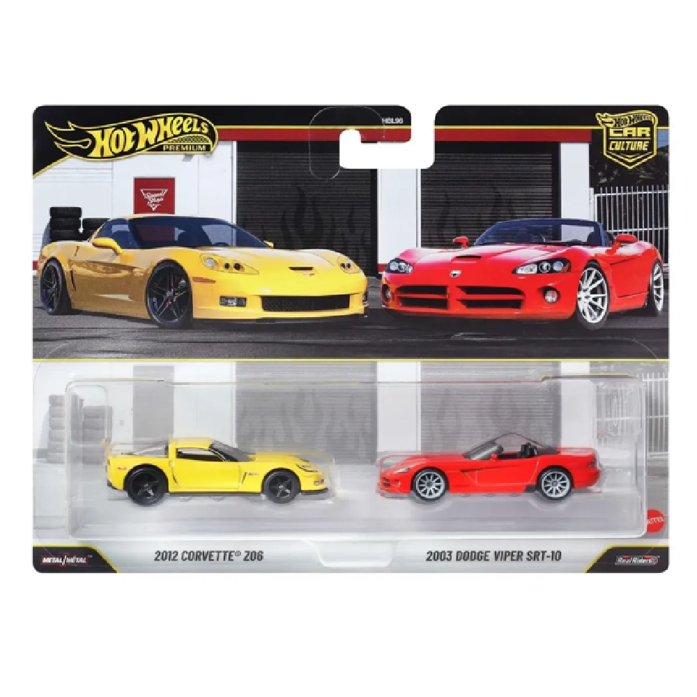 Hot Wheels Premium 2 Pack Car Culture 1:64 - Mattel