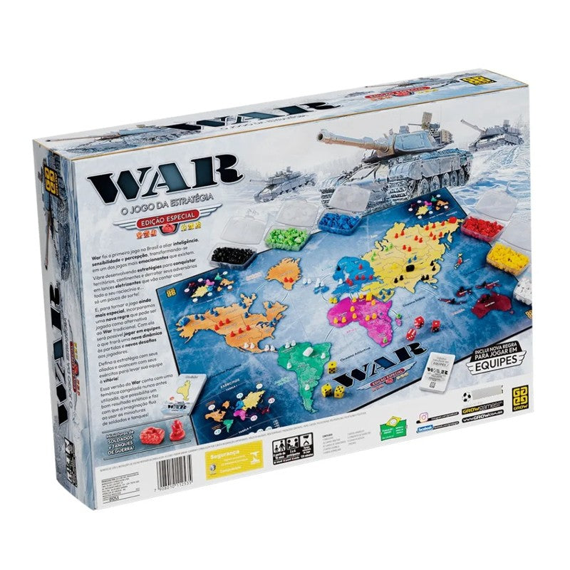 Jogo de Tabuleiro War Edição Especial - Grow 01253