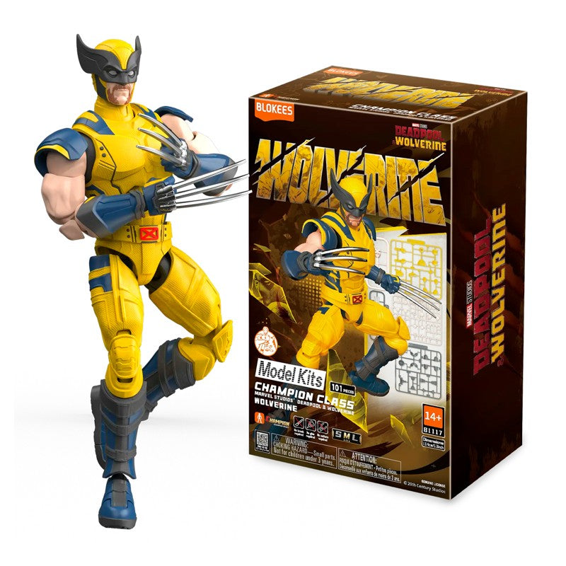 Boneco Blokees Marvel Wolverine Champion Class - Polibrinq
