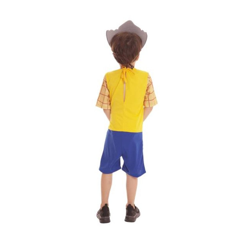 Fantasia Woody Toy Story com Máscara Tamanho M - Novabrink