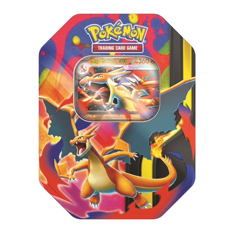 Pokémon TCG Mega Charizard Tin Inglês - Galapagos