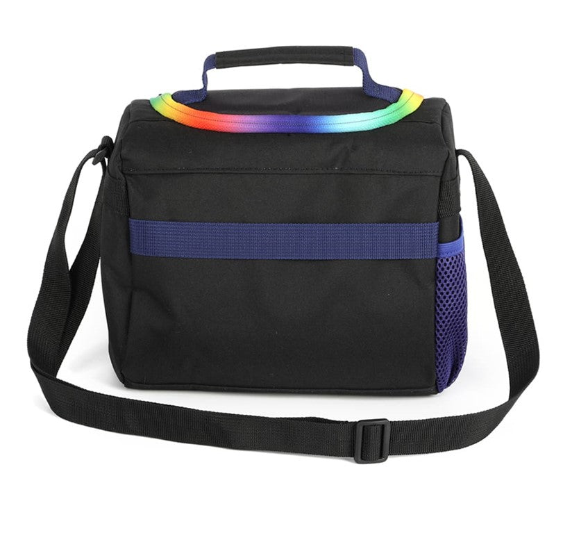 Kit Mochila de Rodinhas Infantil Disney Divertidamente com Lancheira Preto