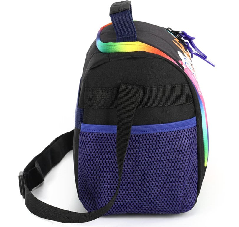 Kit Mochila de Rodinhas Infantil Disney Divertidamente com Lancheira Preto