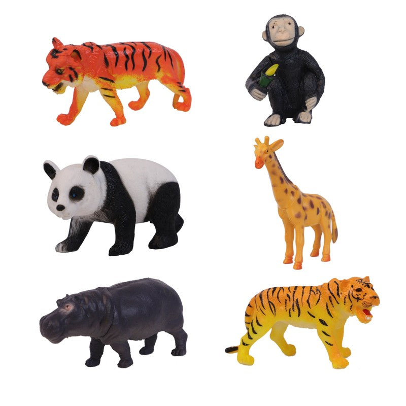 Kit com 12 Animais da Selva - Shiny Toys