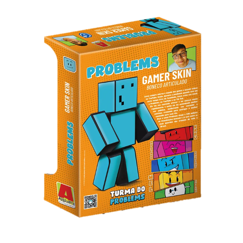 Boneco Minecraft Zoom 25cm - Algazarra