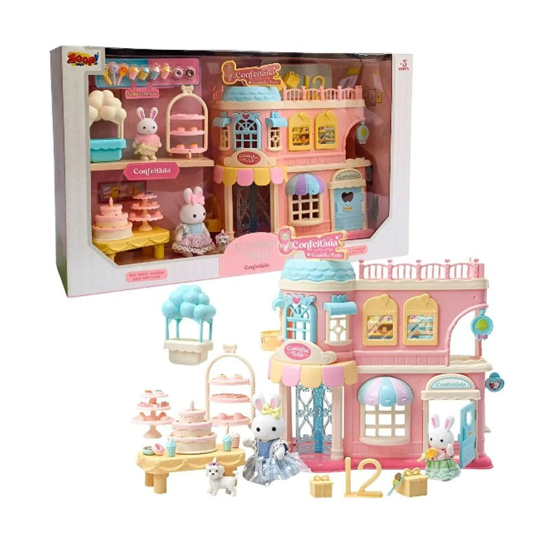 Casinha Feliz Confeitaria Coelhinha - Zoop Toys