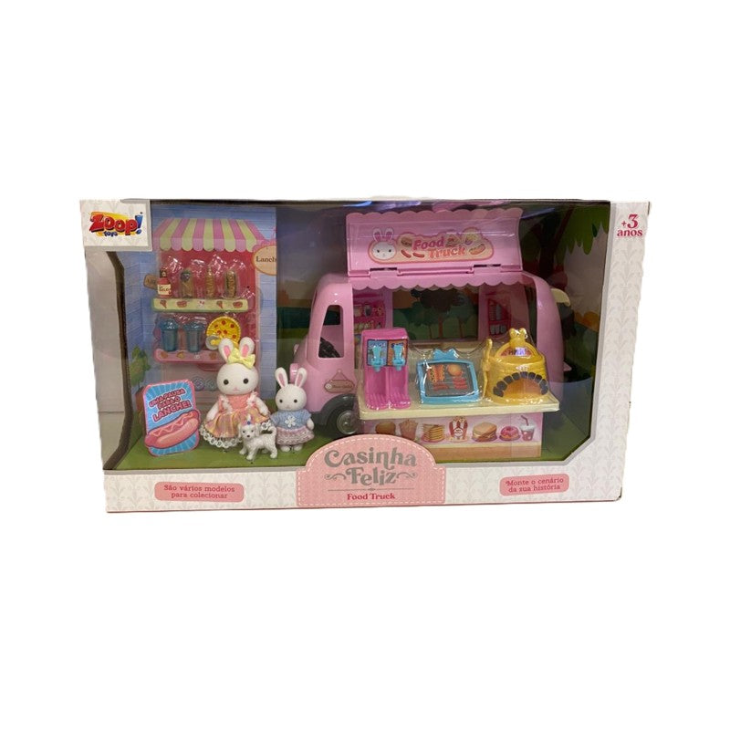 Casinha Feliz Food Truck Com Coelhinha E Acessórios - Zoop Toys