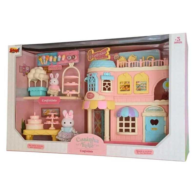 Casinha Feliz Confeitaria Coelhinha - Zoop Toys