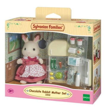 Sylvanian Families - Mãe Coelho Chocolate E Geladeira