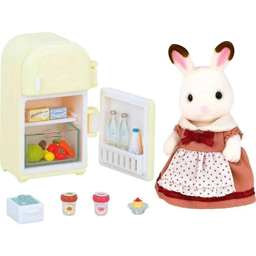 Sylvanian Families - Mãe Coelho Chocolate E Geladeira